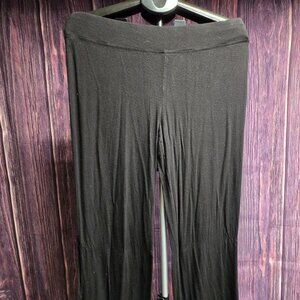 Secret Treasures Black Wide Leg Lounge Pants Size M Stretchy Soft
